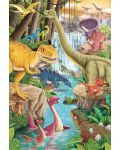 Puzzle Schmidt 3 x 24 piese - Distracție cu dinozauri - 2t